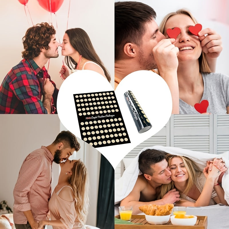 100 Sex Positions Scratch-Off Poster for Couples