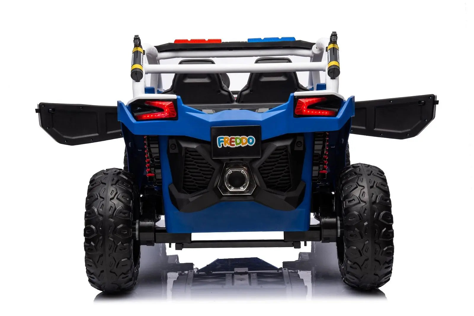 24V 4x4 Freddo Storm Police UTV 2-Seater for Kids with Lights & Sirens for Action-Packed Adventures
