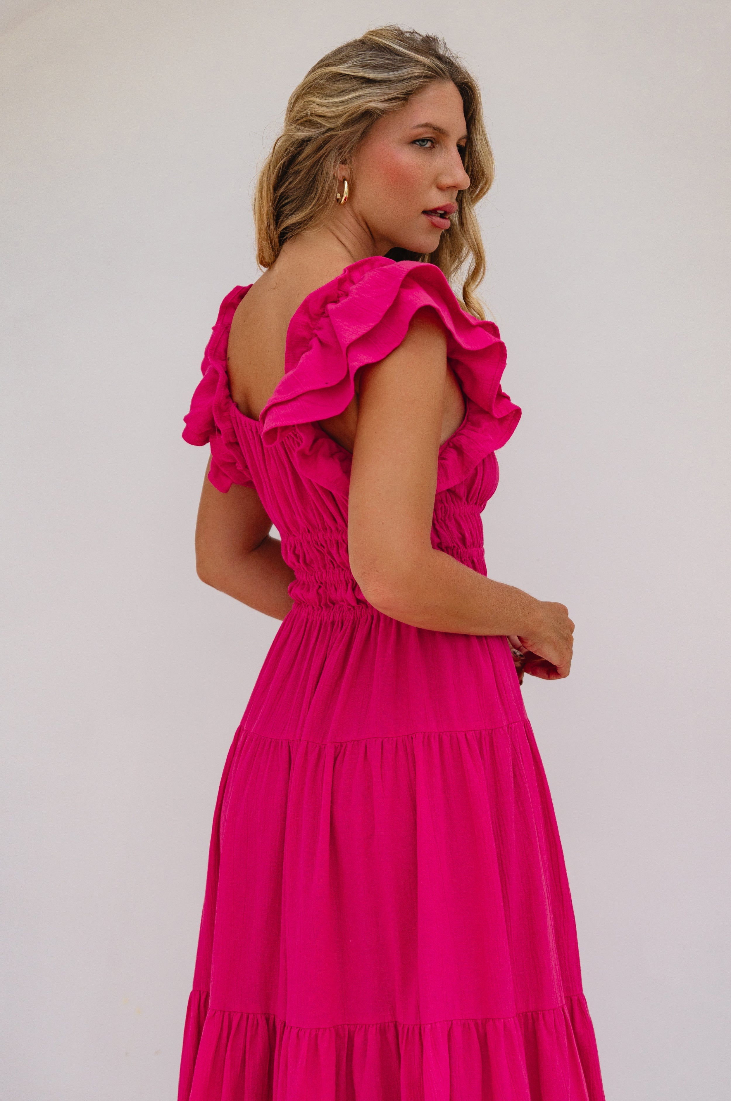 Aura Ruffled Maxi Dress