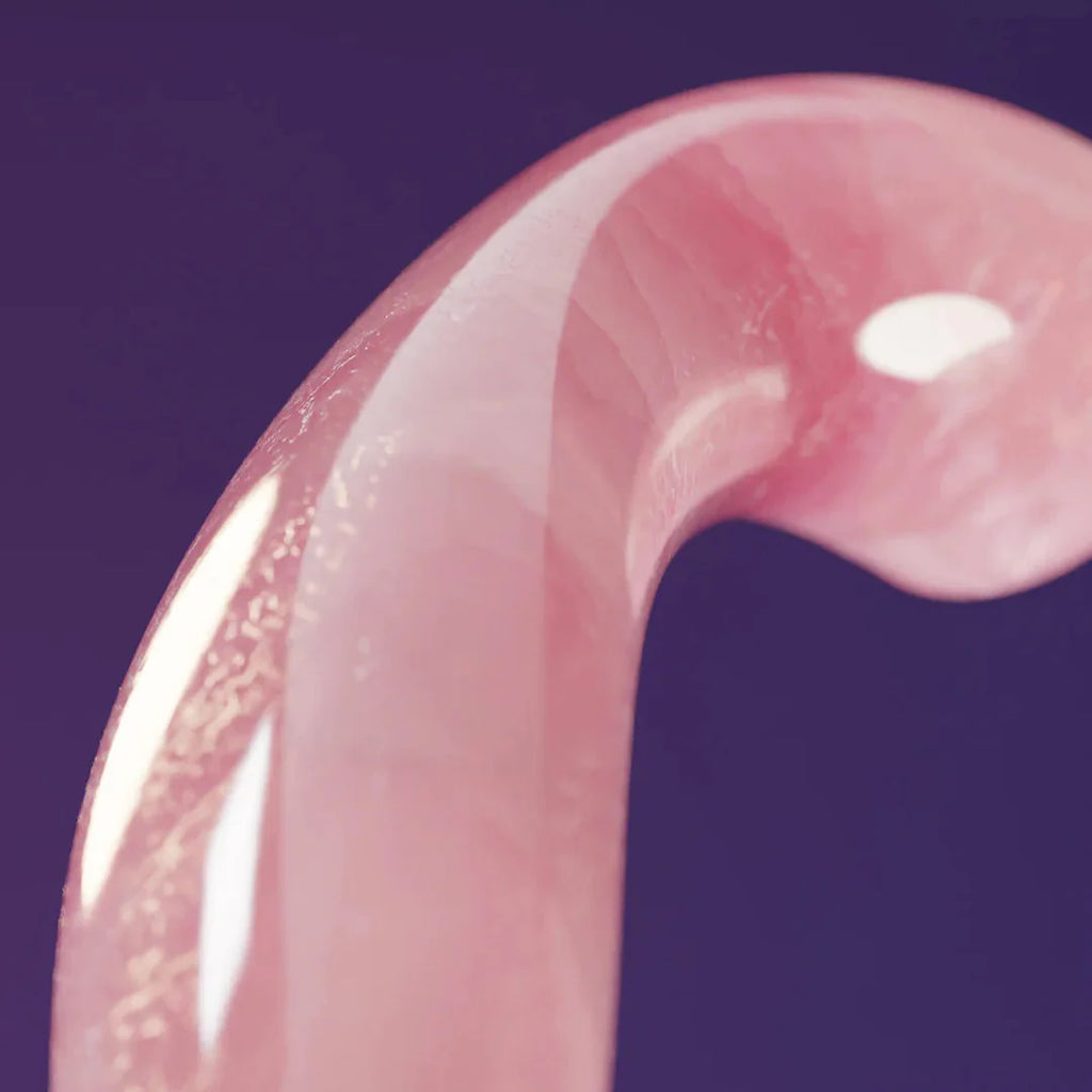 Biird Pixii Quartz Curved Crystal Dildo