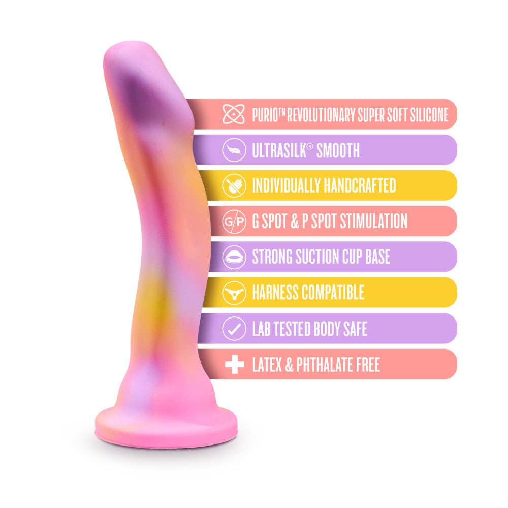 Blush Avant Artisan 7-Inch Curved P-Spot & G-Spot Dildo with Suction Cup Base