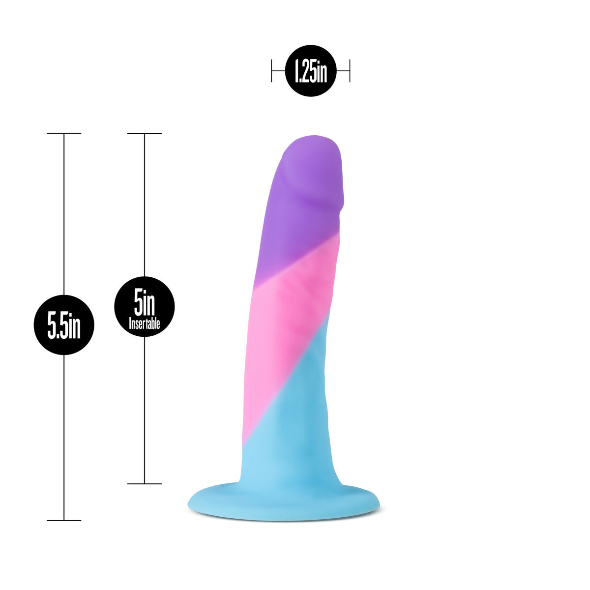 Blush Avant D15 Artisan 5-Inch Dildo with Suction Cup Base