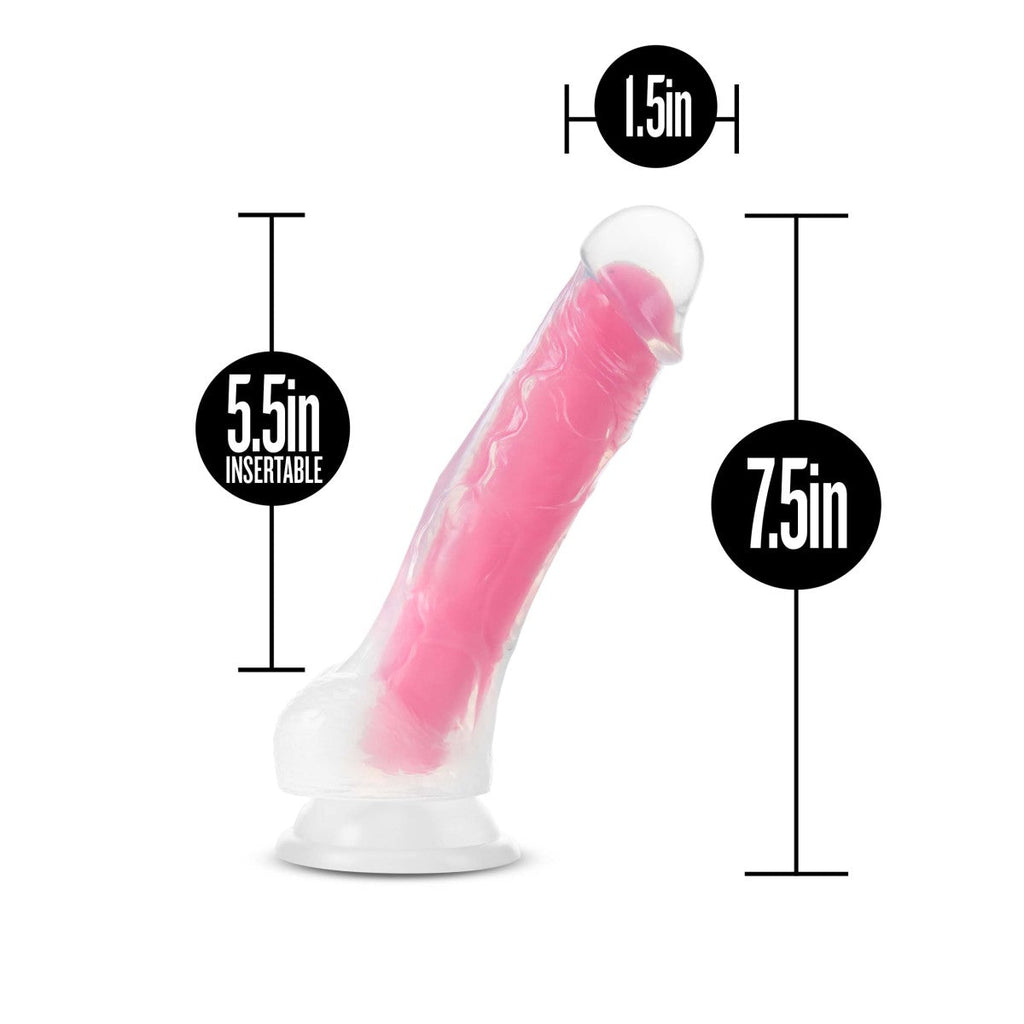 Blush Neo Elite Glow In The Dark 7.5-Inch Pink Dildo