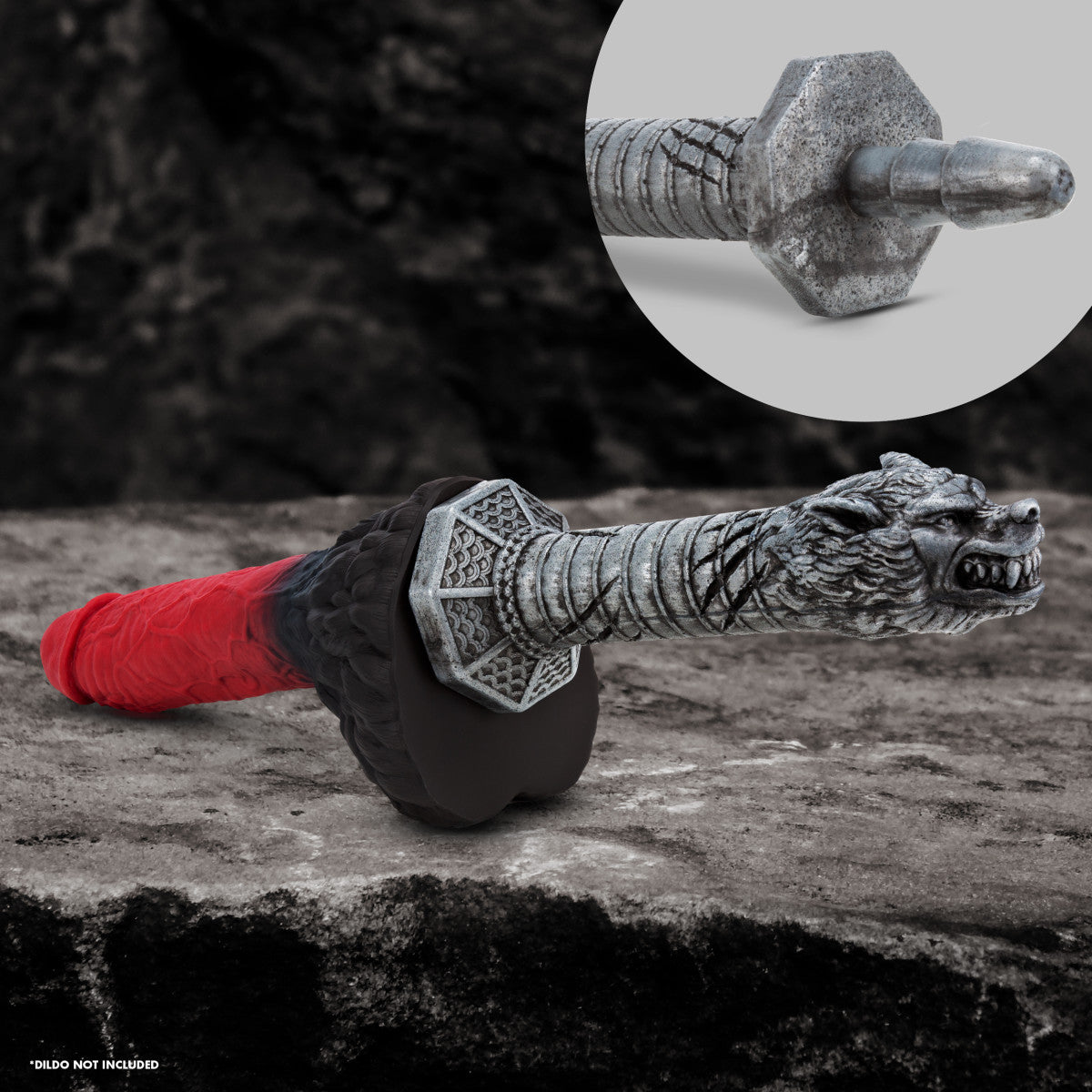 Blush The Realm Rougarou Lock On Werewolf Sword Dildo Handle