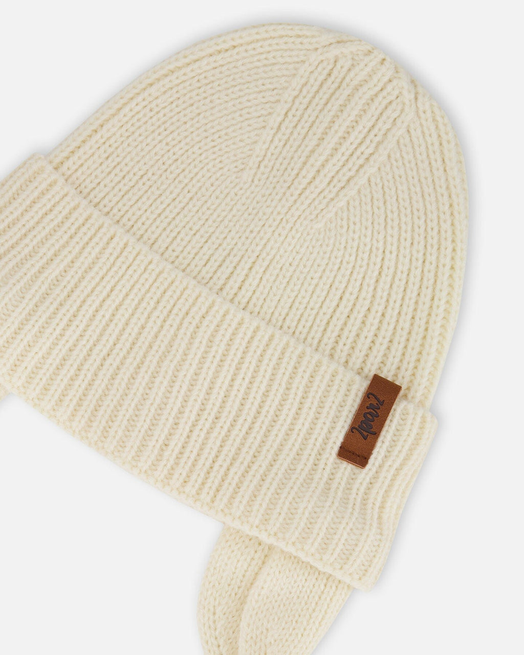 Baby Mid-Season Knit Hat Light Beige