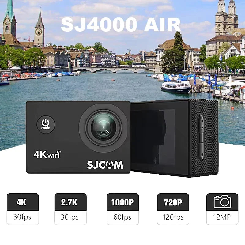 4K Action Camera 30M Waterproof Sports Cam Balck