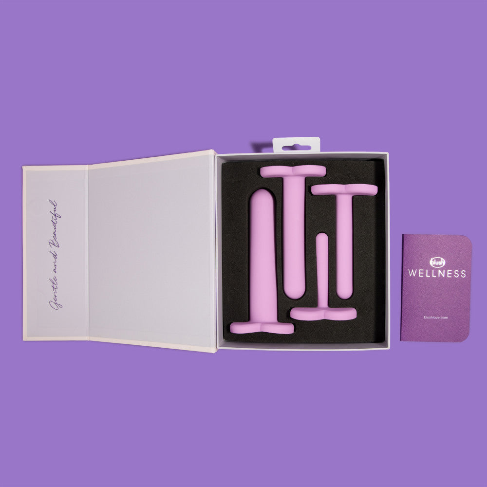 Blush Wellness 4-Piece Dilator Kit for Vaginal, Anal Opening & Depth