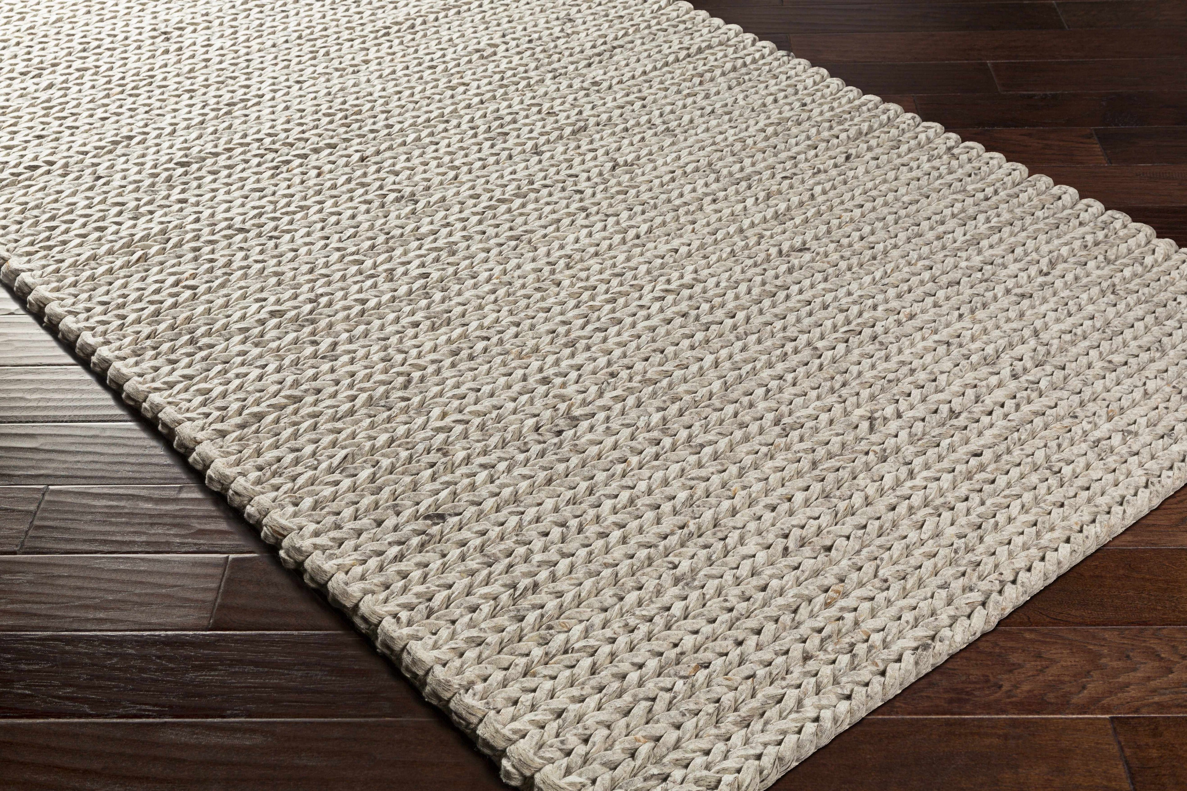 Alessandra Thick Woven Wool Rug - Clearance